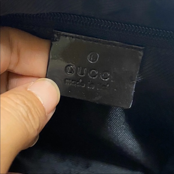 Gucci black canvas hobo purse - Picture 4 of 11